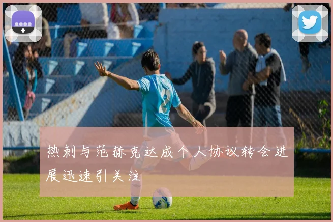 热刺与范赫克达成个人协议转会进展迅速引关注